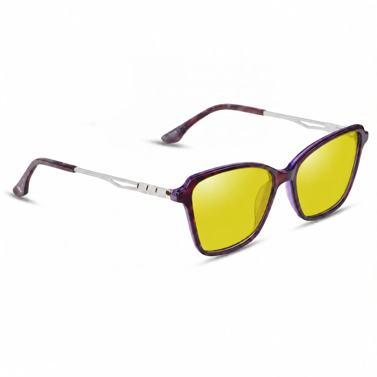 Fiore 1006 square cat eye sunglasses, purple bio-acetate frame · ReFramed, photo 8 of 24