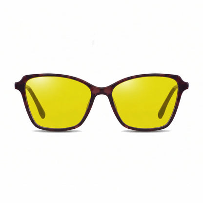 Fiore 1006 square cat eye sunglasses, purple bio-acetate frame · ReFramed, photo 7 of 24