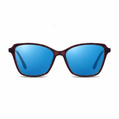 Fiore 1006 square cat eye sunglasses, purple bio-acetate frame · ReFramed, photo 17 of 24