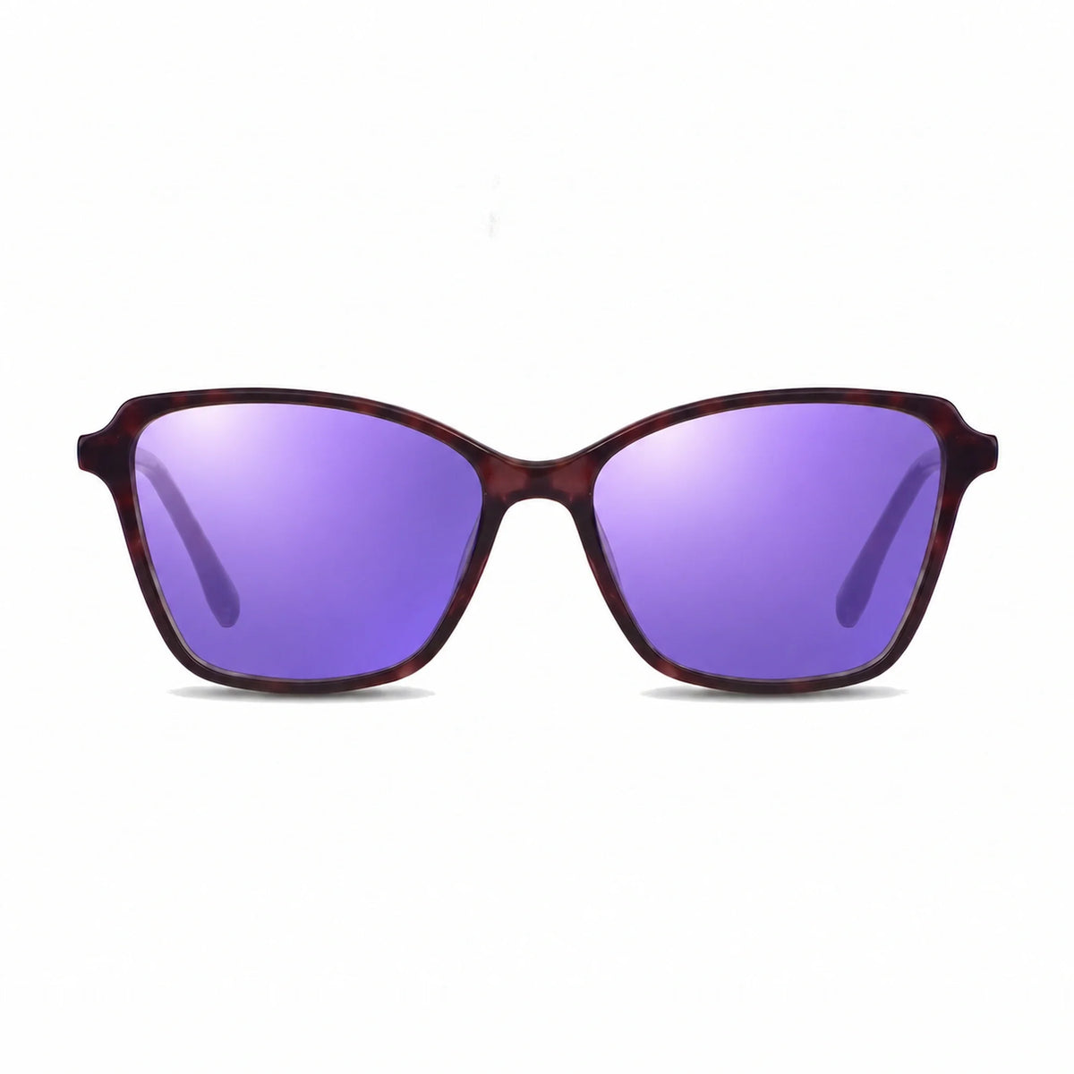 Fiore 1006 square cat eye sunglasses, purple bio-acetate frame · ReFramed, photo 23 of 24