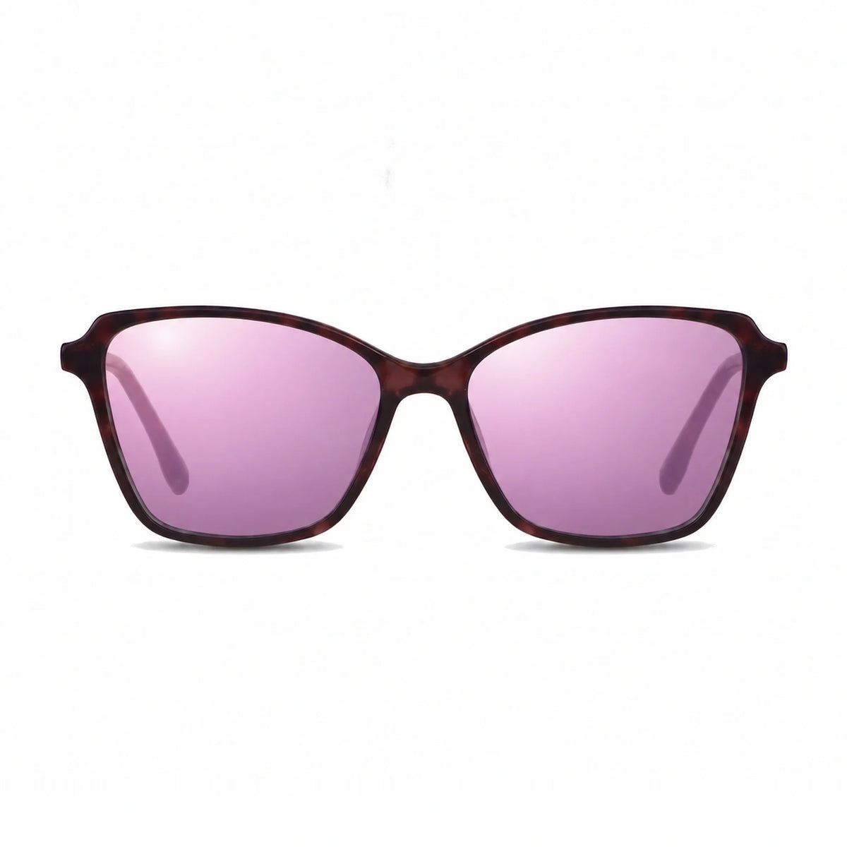 Fiore 1006 square cat eye sunglasses, purple bio-acetate frame · ReFramed, photo 21 of 24
