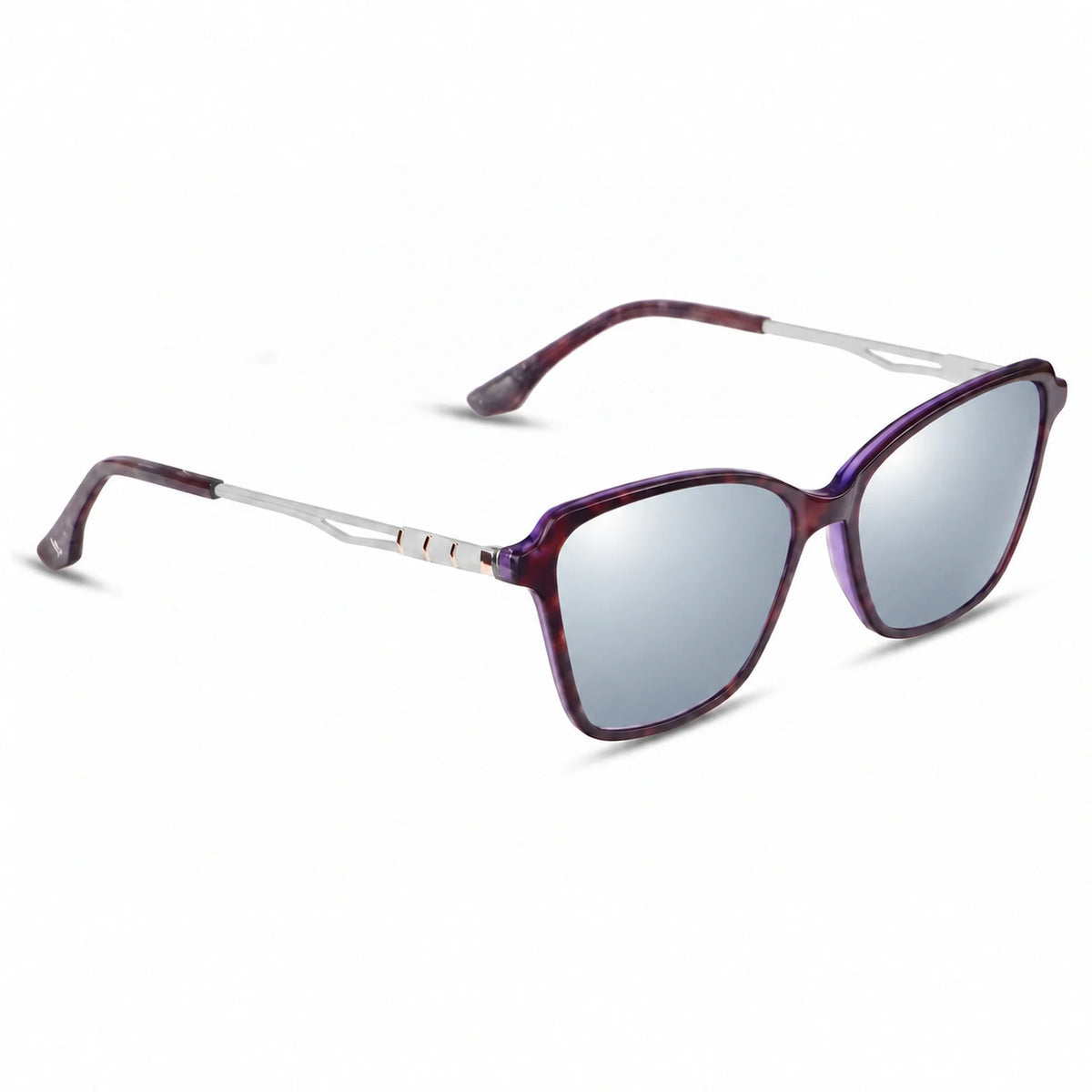 Fiore 1006 square cat eye sunglasses, purple bio-acetate frame · ReFramed, photo 20 of 24