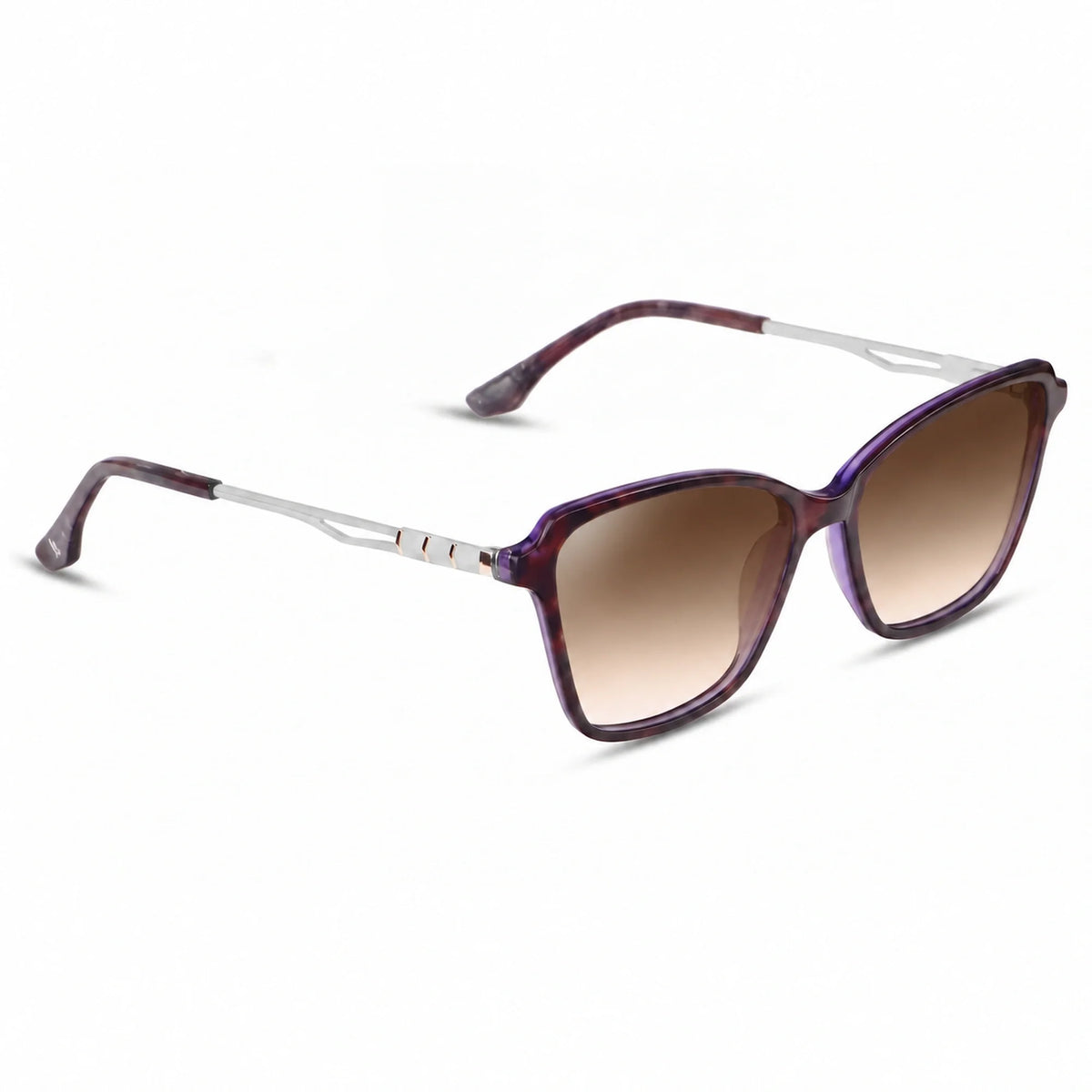 Fiore 1006 square cat eye sunglasses, purple bio-acetate frame · ReFramed, photo 16 of 24