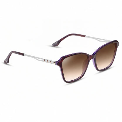 Fiore 1006 square cat eye sunglasses, purple bio-acetate frame · ReFramed, photo 16 of 24