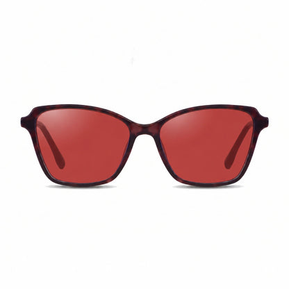 Fiore 1006 square cat eye sunglasses, purple bio-acetate frame · ReFramed, photo 11 of 24