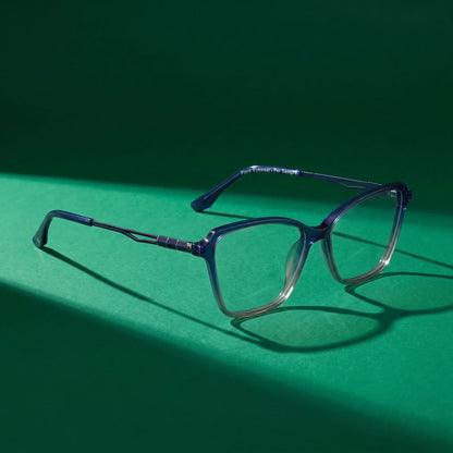 Fiore 1006 square cat-eye acetate and metal reading glasses, blue frame · ReFramed, photo 88 of 100