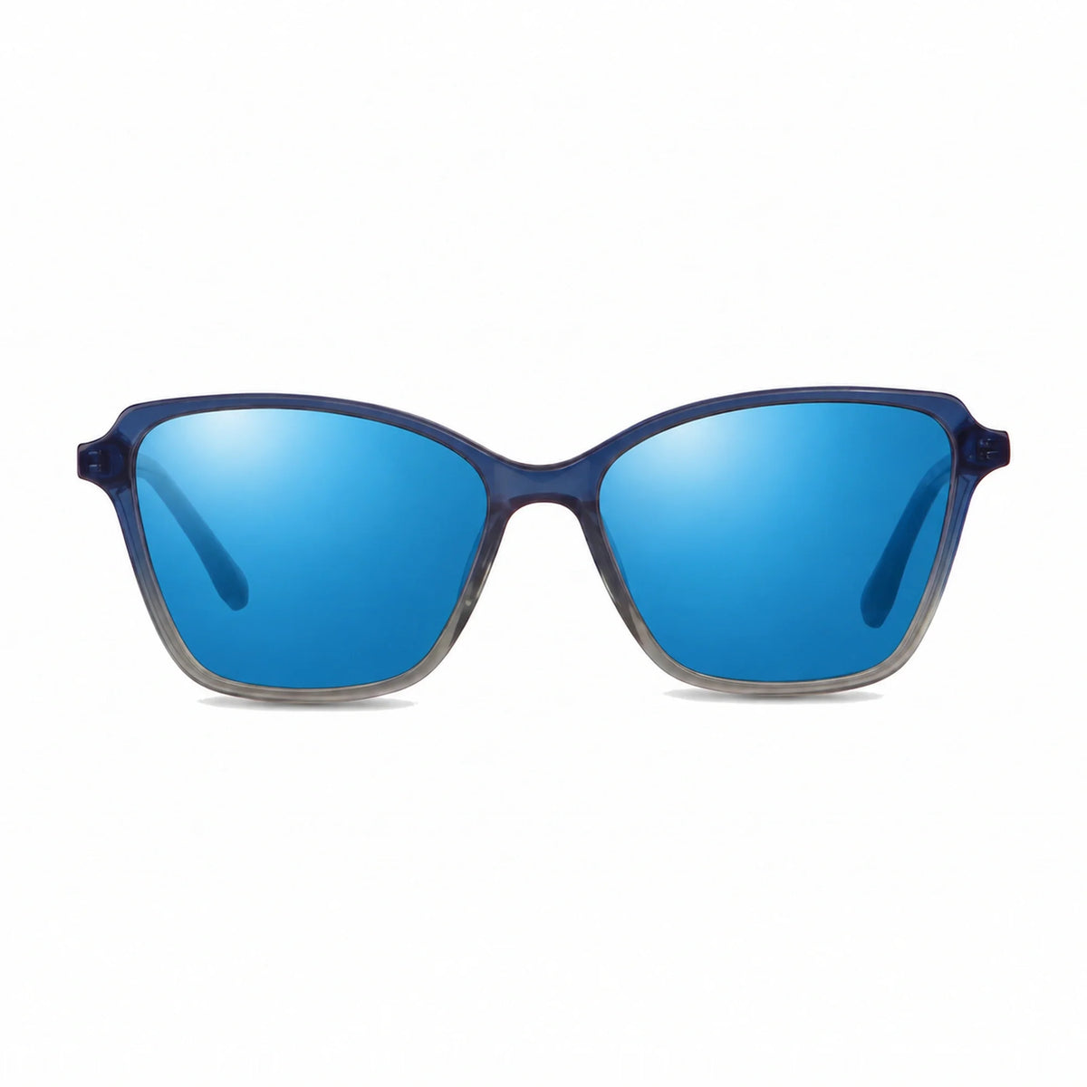 Fiore 1006 square cat eye sunglasses, blue bio-acetate frame · ReFramed, photo 17 of 24