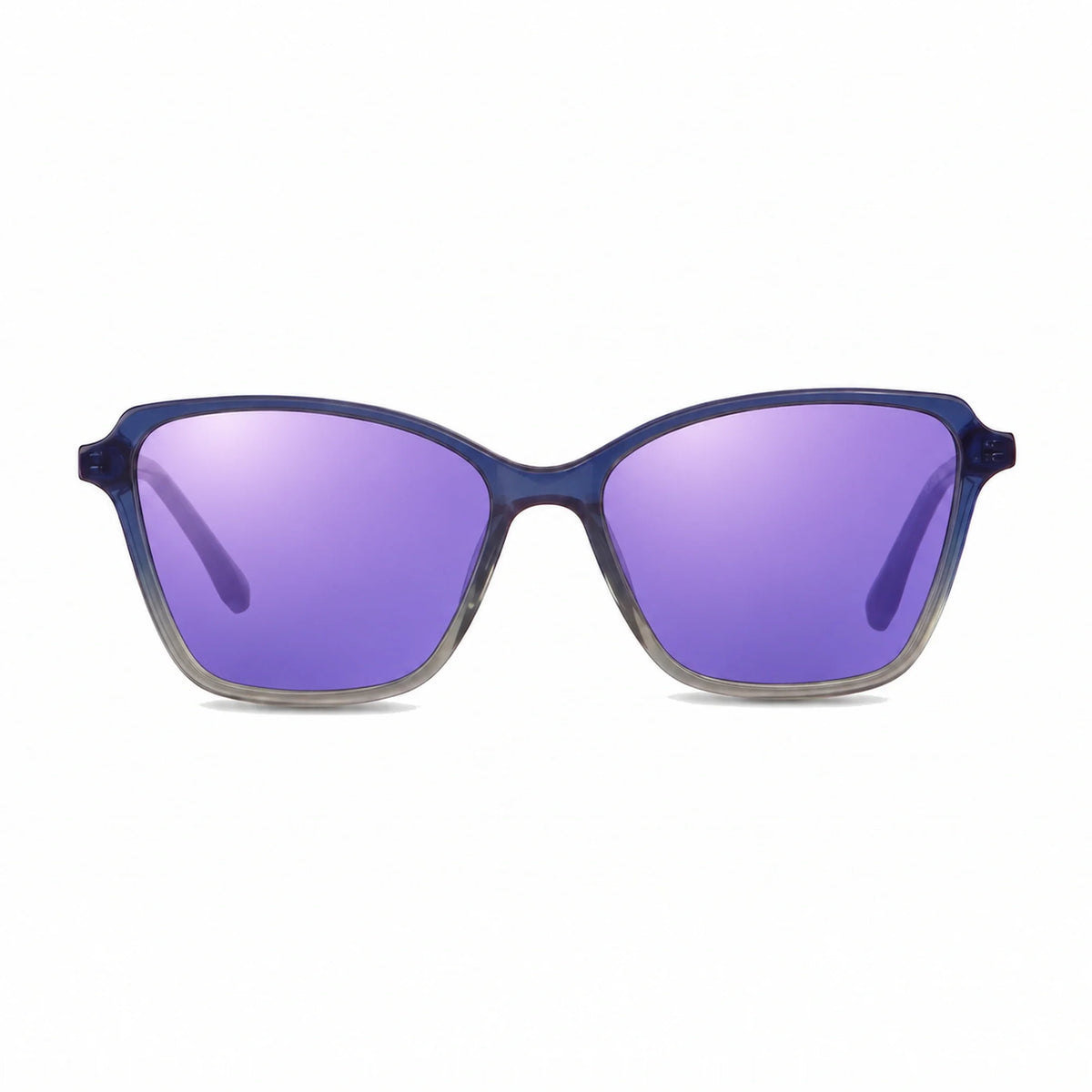 Fiore 1006 square cat eye sunglasses, blue bio-acetate frame · ReFramed, photo 23 of 24