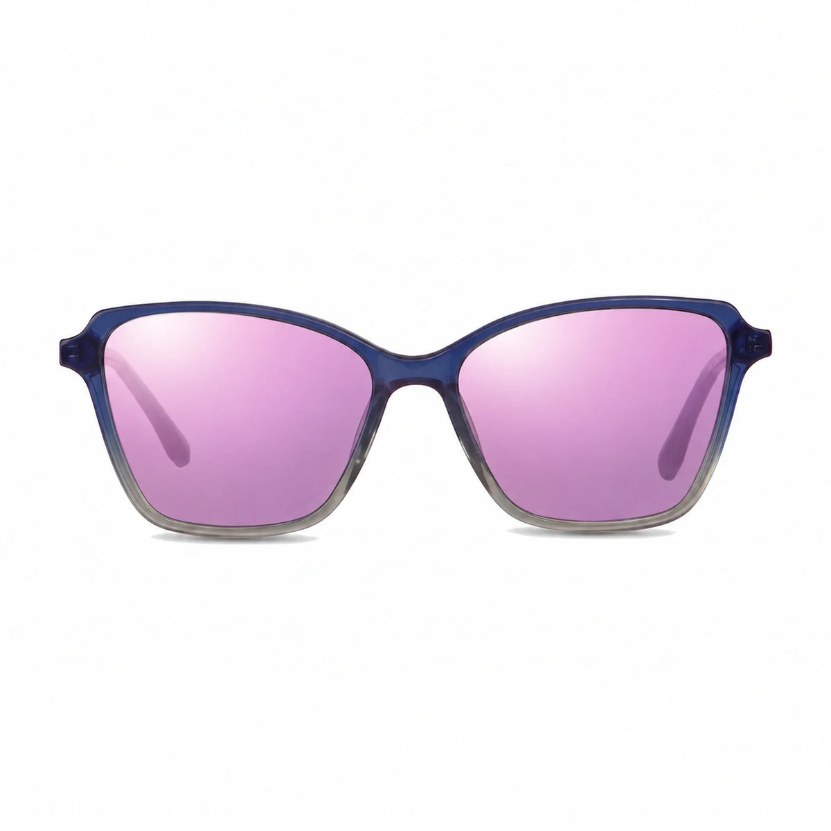 Fiore 1006 square cat eye sunglasses, blue bio-acetate frame · ReFramed, photo 21 of 24