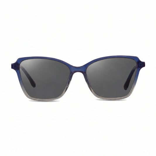Fiore 1006 square cat eye sunglasses, blue bio-acetate frame · ReFramed, photo 1 of 24
