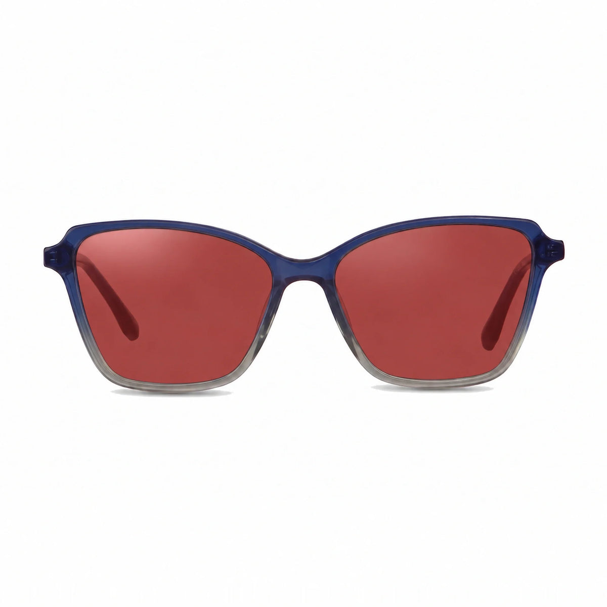 Fiore 1006 square cat eye sunglasses, blue bio-acetate frame · ReFramed, photo 11 of 24