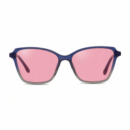 Fiore 1006 square cat eye sunglasses, blue bio-acetate frame · ReFramed, photo 9 of 24