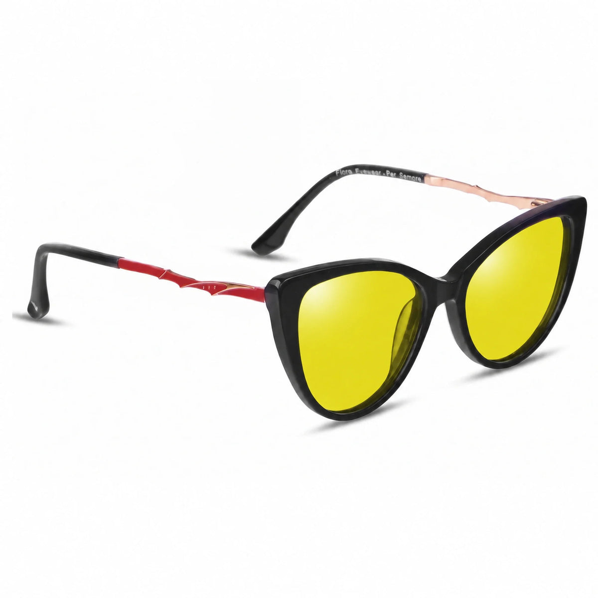 Fiore 1010 cat eye sunglasses, black bio-acetate frame · ReFramed, photo 11 of 36