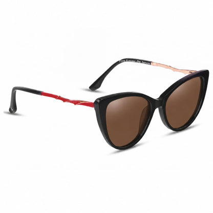 Fiore 1010 cat eye sunglasses, black bio-acetate frame · ReFramed, photo 5 of 36