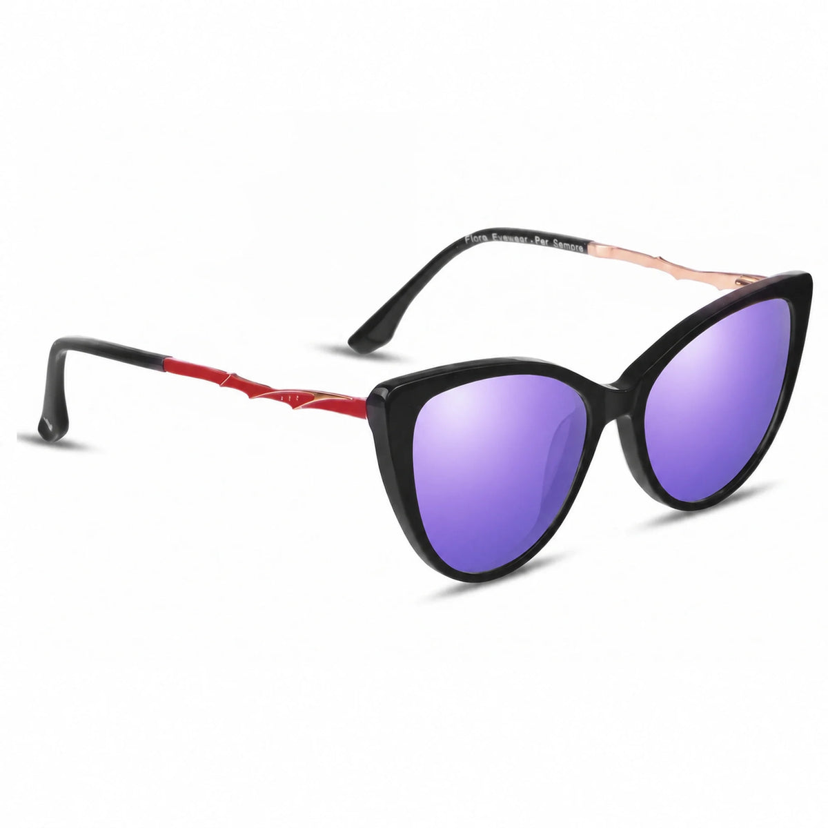 Fiore 1010 cat eye sunglasses, black bio-acetate frame · ReFramed, photo 35 of 36