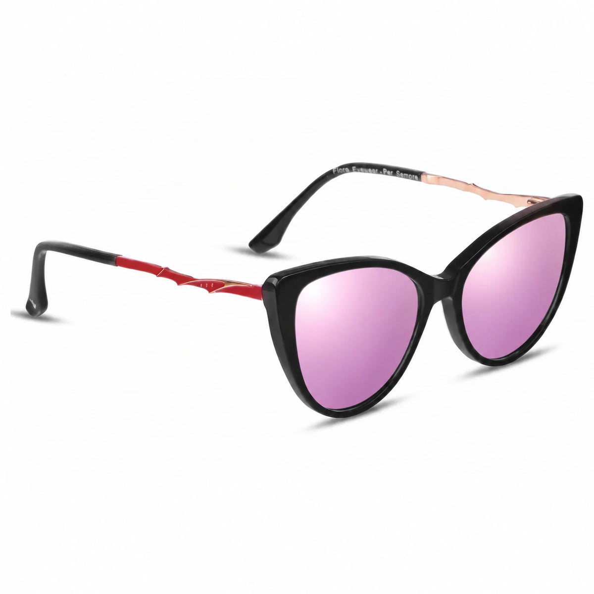 Fiore 1010 cat eye sunglasses, black bio-acetate frame · ReFramed, photo 32 of 36