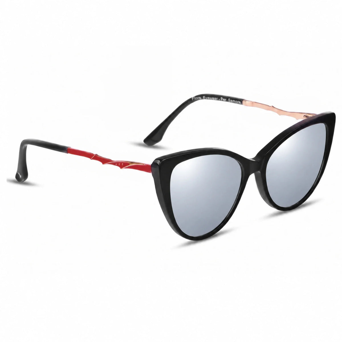 Fiore 1010 cat eye sunglasses, black bio-acetate frame · ReFramed, photo 29 of 36