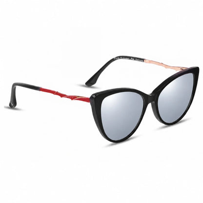 Fiore 1010 cat eye sunglasses, black bio-acetate frame · ReFramed, photo 29 of 36