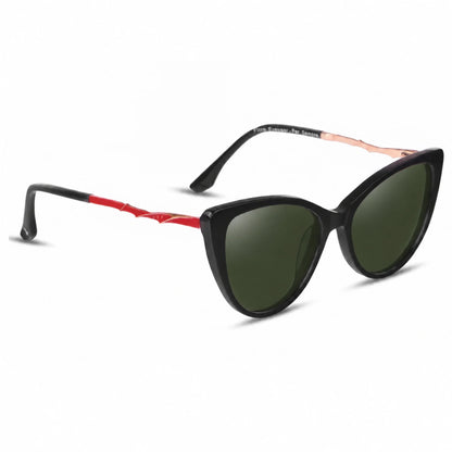 Fiore 1010 cat eye sunglasses, black bio-acetate frame · ReFramed, photo 8 of 36