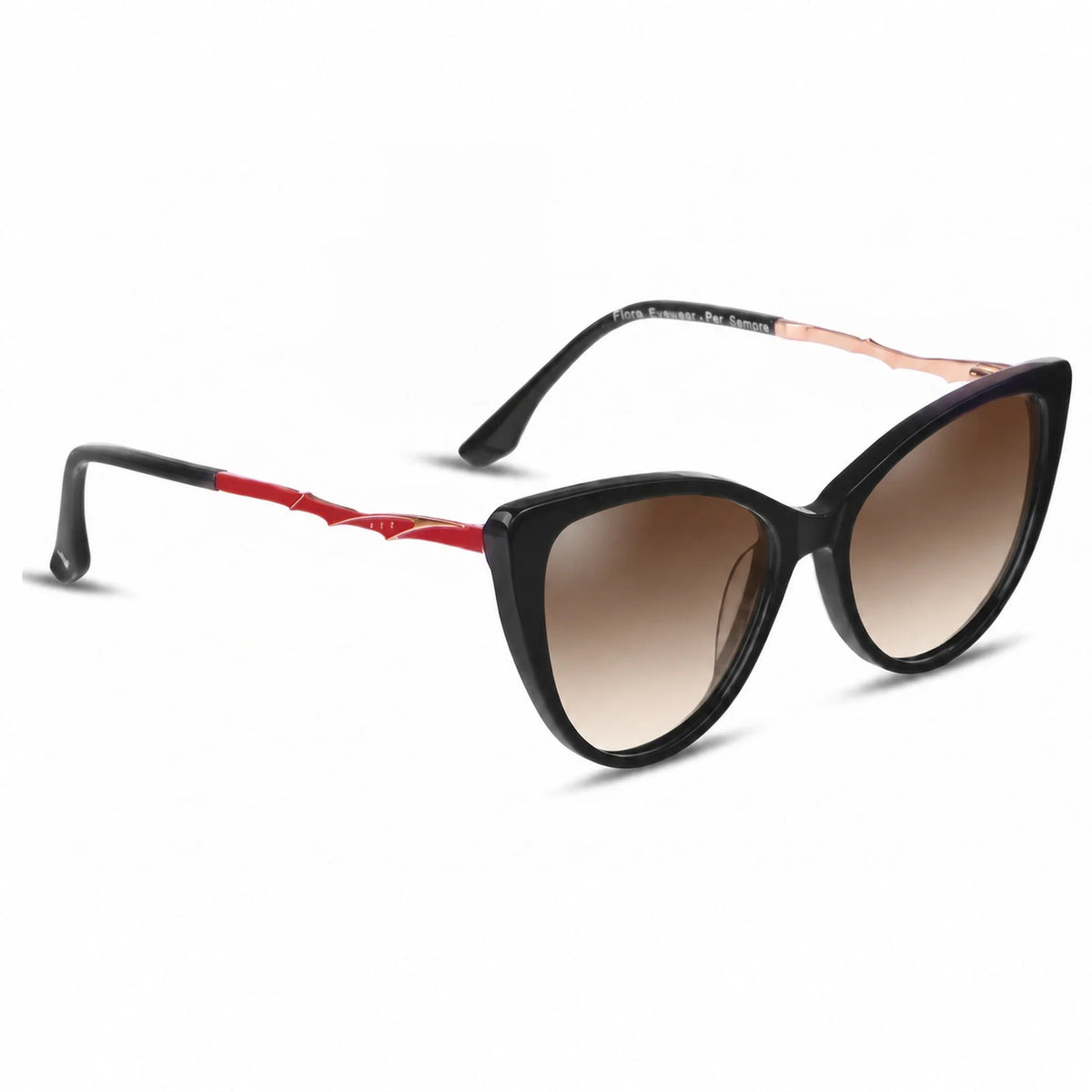 Fiore 1010 cat eye sunglasses, black bio-acetate frame · ReFramed, photo 23 of 36