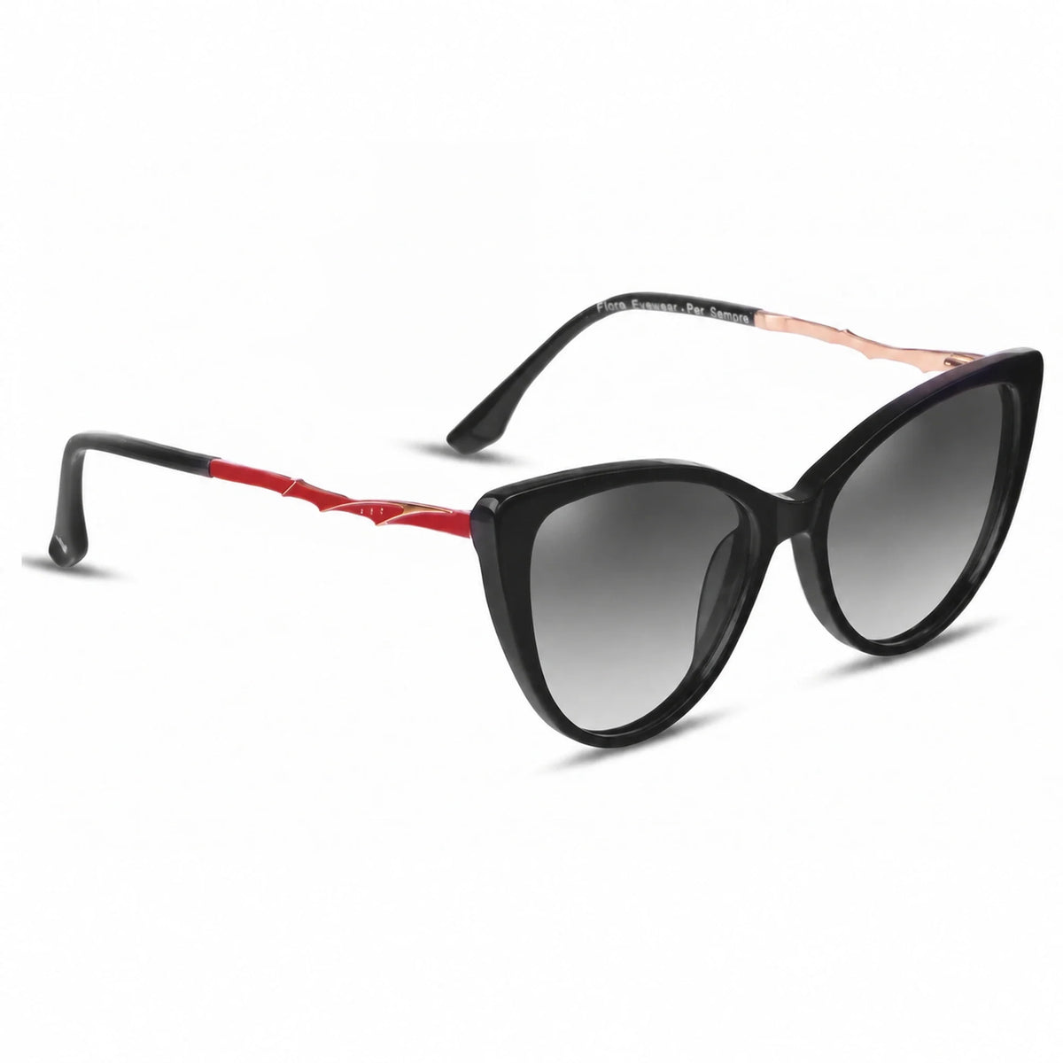 Fiore 1010 cat eye sunglasses, black bio-acetate frame · ReFramed, photo 20 of 36