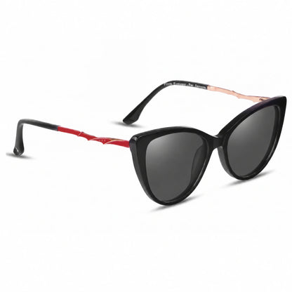 Fiore 1010 cat eye sunglasses, black bio-acetate frame · ReFramed, photo 2 of 36