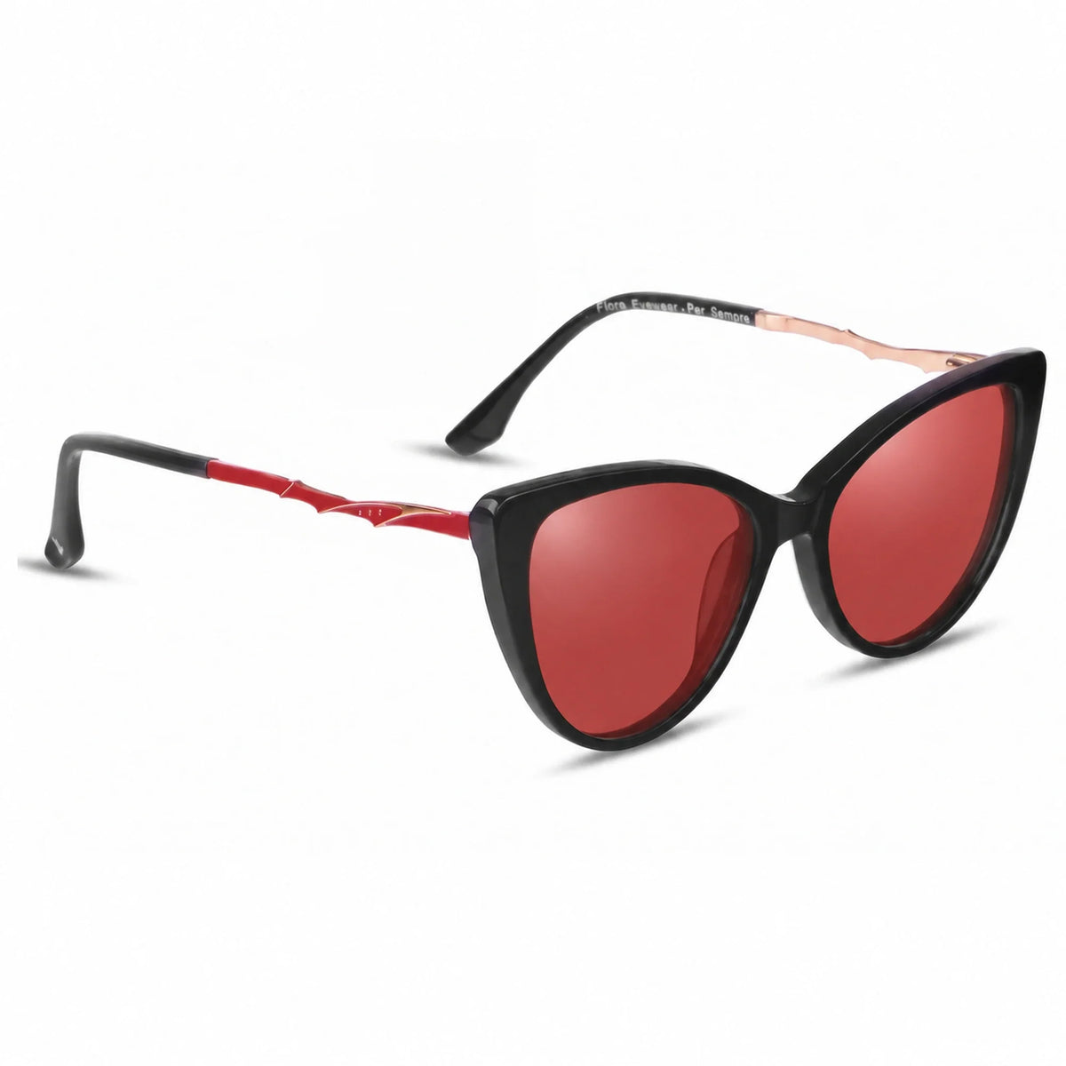 Fiore 1010 cat eye sunglasses, black bio-acetate frame · ReFramed, photo 17 of 36