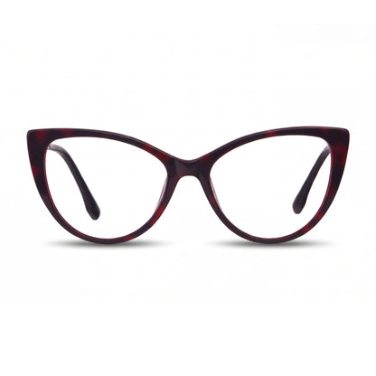 Fiore 1010 eyeglasses in red – front view