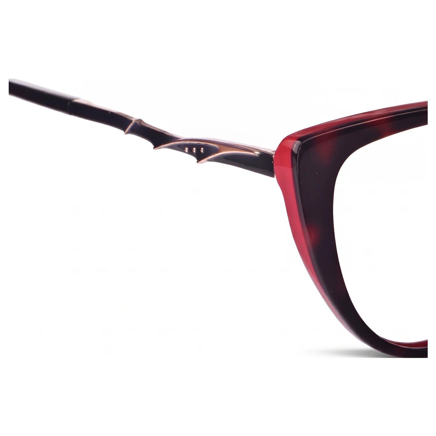 Fiore 1010 eyeglasses in red – side view