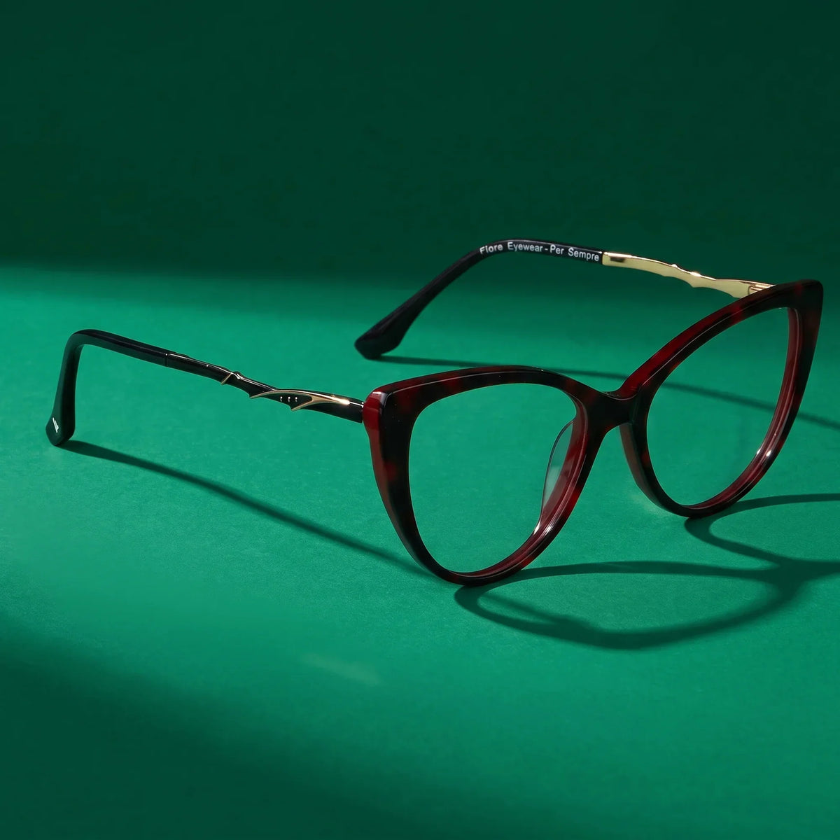 Fiore 1010 cat-eye acetate and metal reading glasses, red frame · ReFramed, photo 24 of 74