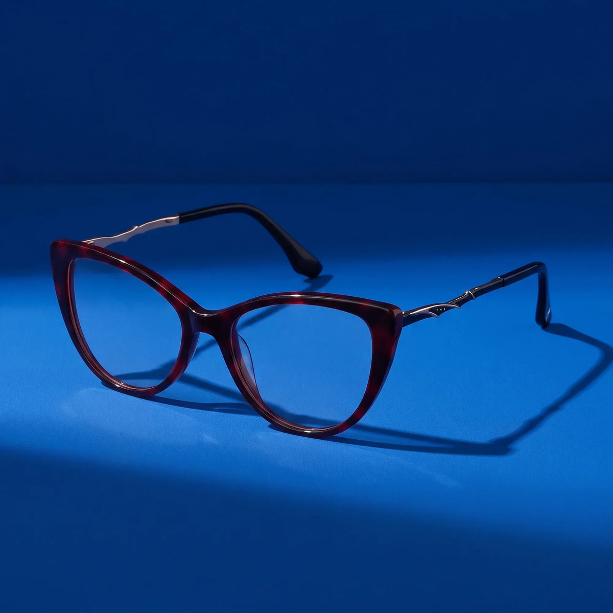 Fiore 1010 cat-eye acetate and metal reading glasses, red frame · ReFramed, photo 25 of 74