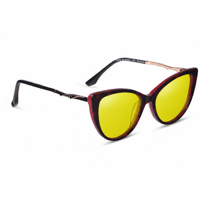 Fiore 1010 cat eye sunglasses, red bio-acetate frame · ReFramed, photo 11 of 36 | Polarized UV400