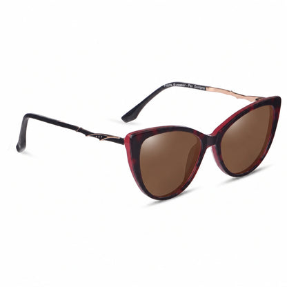 Fiore 1010 cat eye sunglasses, red bio-acetate frame · ReFramed, photo 5 of 36 | Polarized UV400