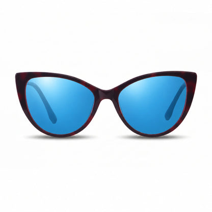 Fiore 1010 cat eye sunglasses, red bio-acetate frame · ReFramed, photo 25 of 36 | Polarized UV400