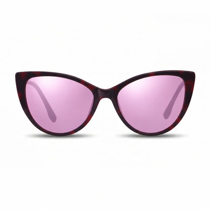 Fiore 1010 cat eye sunglasses, red bio-acetate frame · ReFramed, photo 31 of 36 | Polarized UV400