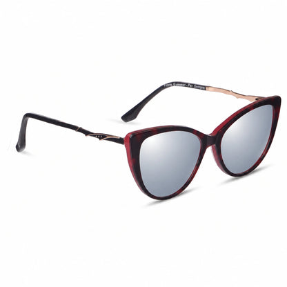 Fiore 1010 cat eye sunglasses, red bio-acetate frame · ReFramed, photo 29 of 36 | Polarized UV400