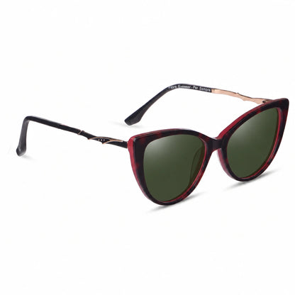 Fiore 1010 cat eye sunglasses, red bio-acetate frame · ReFramed, photo 8 of 36 | Polarized UV400
