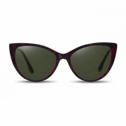Fiore 1010 cat eye sunglasses, red bio-acetate frame · ReFramed, photo 7 of 36 | Polarized UV400