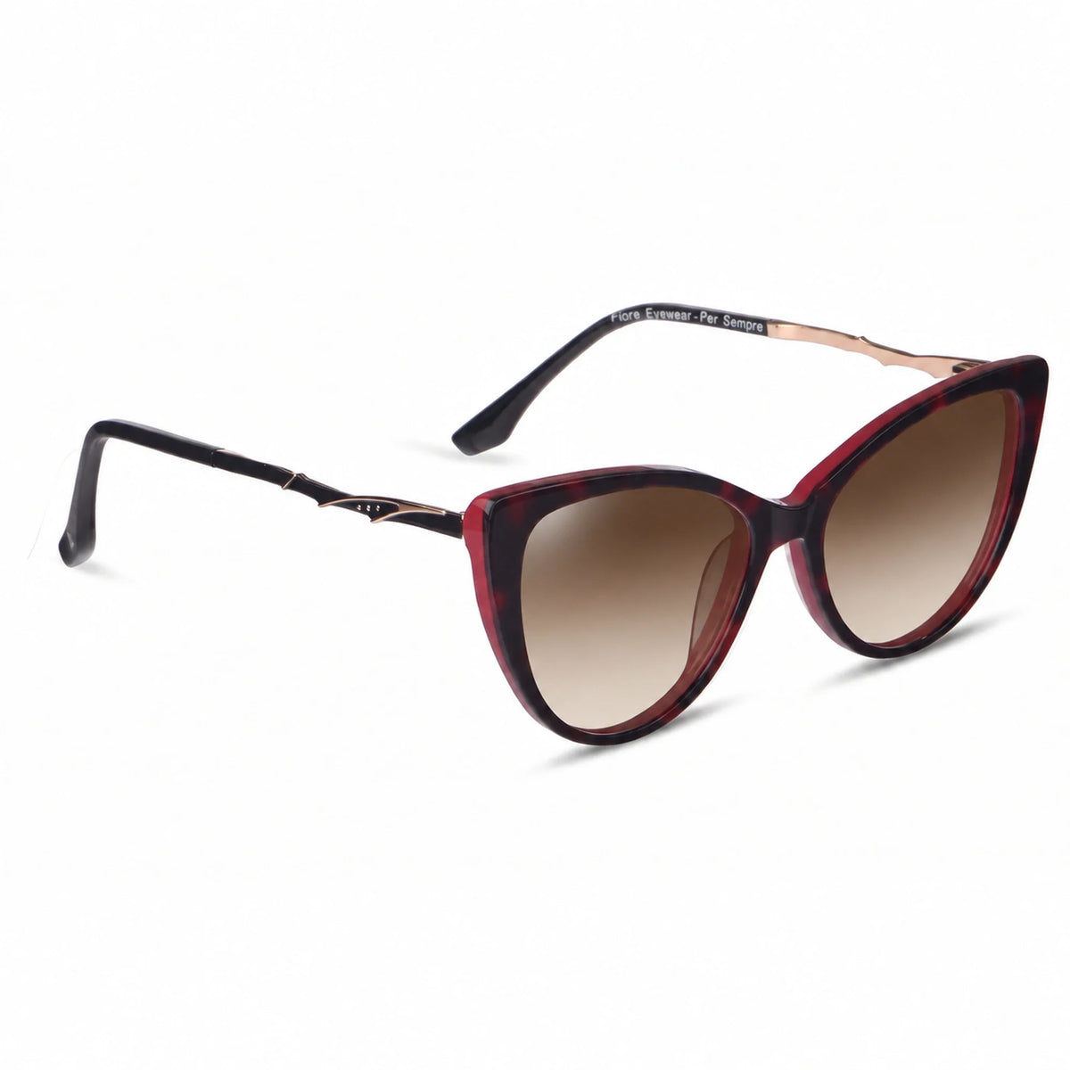 Fiore 1010 cat eye sunglasses, red bio-acetate frame · ReFramed, photo 23 of 36 | Polarized UV400