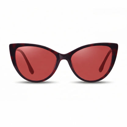 Fiore 1010 cat eye sunglasses, red bio-acetate frame · ReFramed, photo 16 of 36 | Polarized UV400
