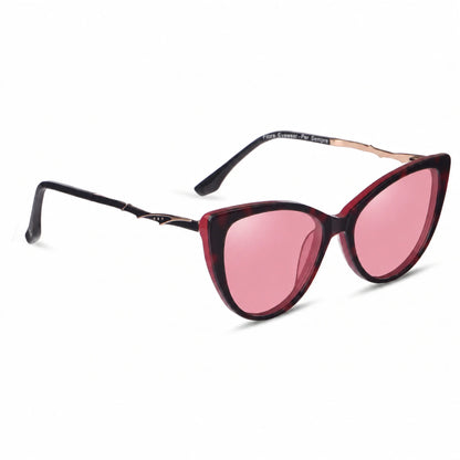 Fiore 1010 cat eye sunglasses, red bio-acetate frame · ReFramed, photo 14 of 36 | Polarized UV400