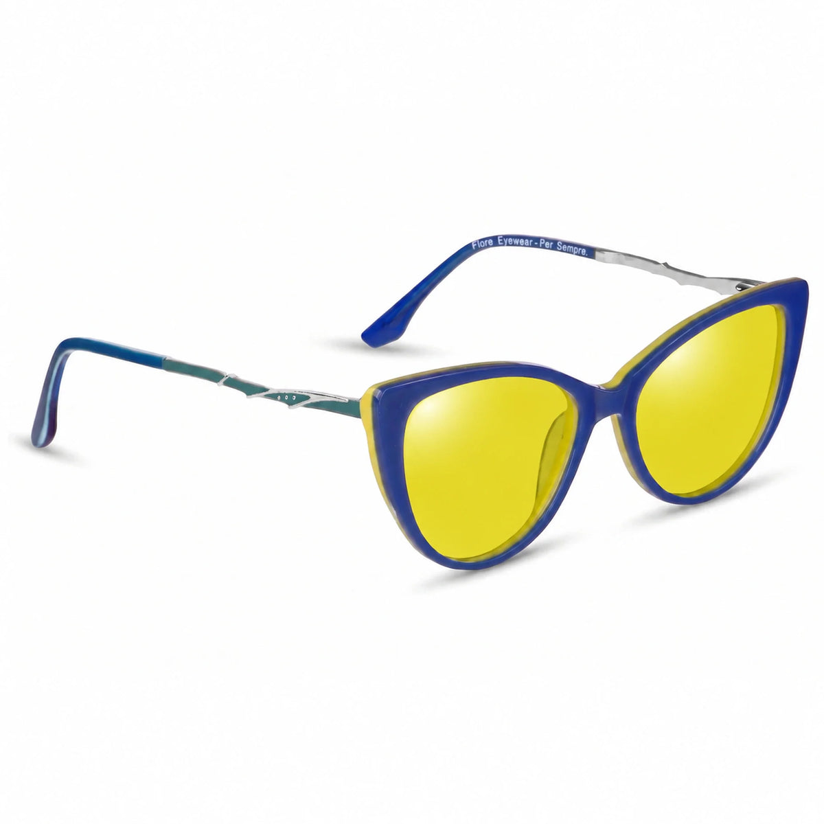 Fiore 1010 cat eye sunglasses, green bio-acetate frame · ReFramed, photo 11 of 36
