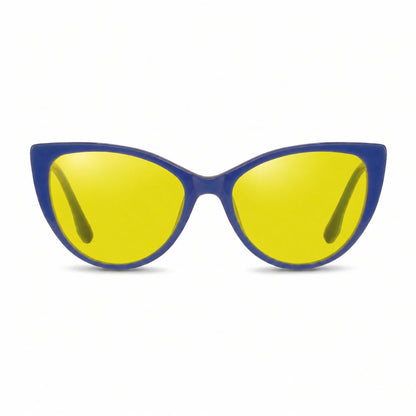 Fiore 1010 cat eye sunglasses, green bio-acetate frame · ReFramed, photo 10 of 36