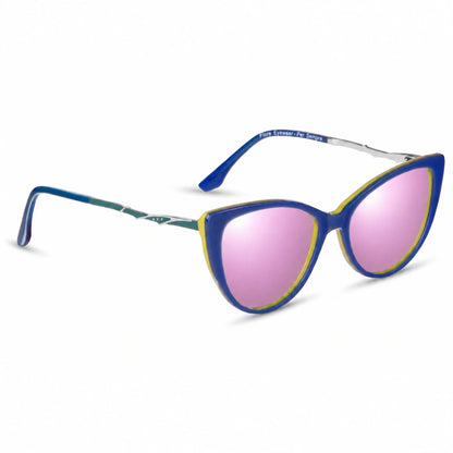 Fiore 1010 cat eye sunglasses, green bio-acetate frame · ReFramed, photo 32 of 36