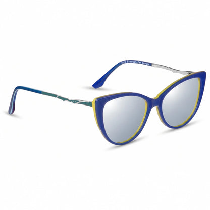 Fiore 1010 cat eye sunglasses, green bio-acetate frame · ReFramed, photo 29 of 36