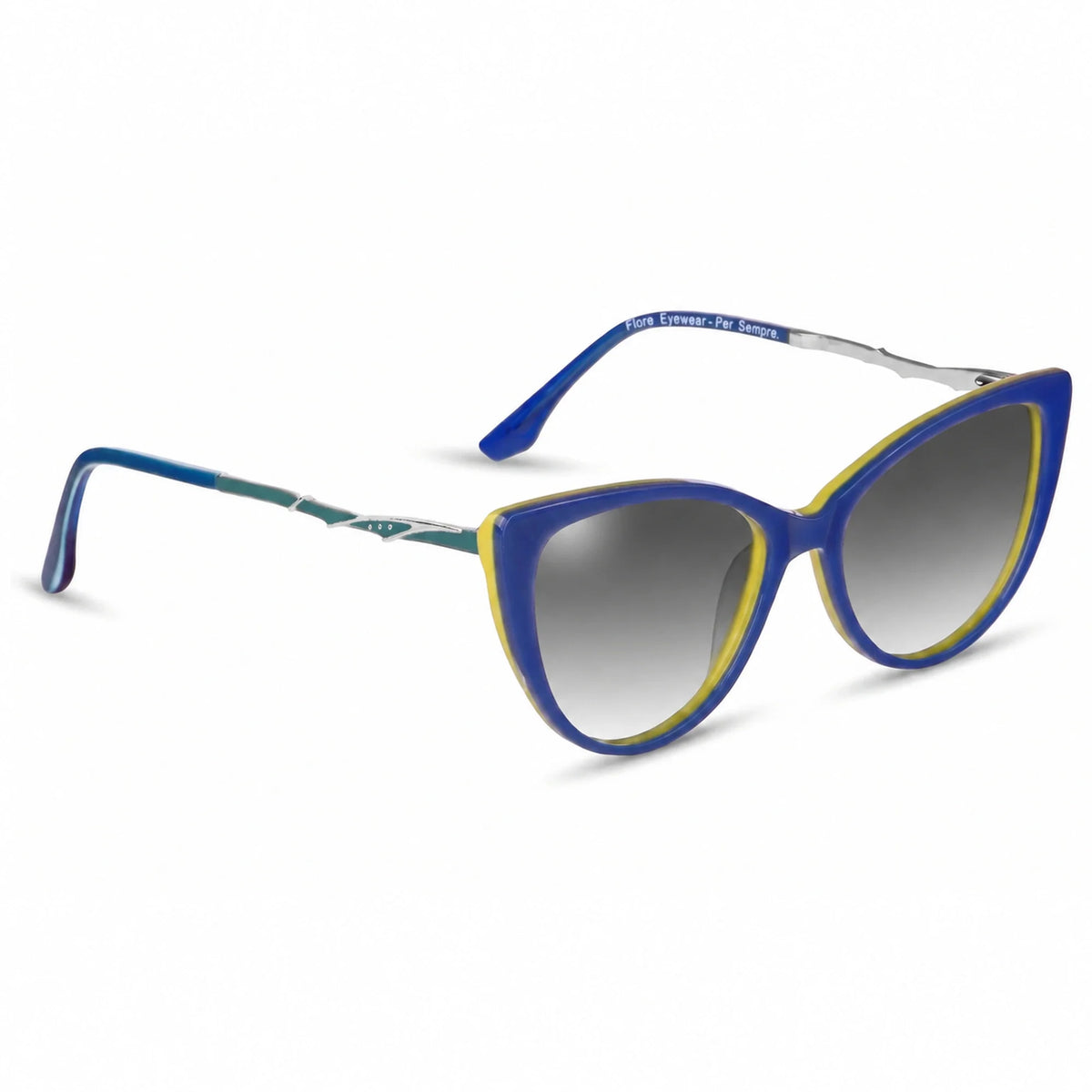 Fiore 1010 cat eye sunglasses, green bio-acetate frame · ReFramed, photo 20 of 36