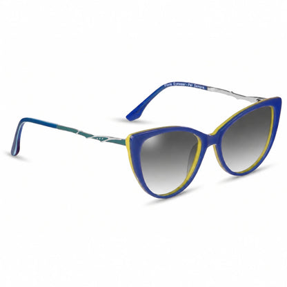 Fiore 1010 cat eye sunglasses, green bio-acetate frame · ReFramed, photo 20 of 36