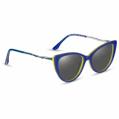 Fiore 1010 cat eye sunglasses, green bio-acetate frame · ReFramed, photo 2 of 36