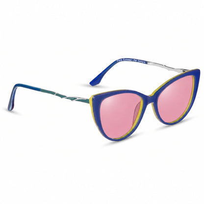 Fiore 1010 cat eye sunglasses, green bio-acetate frame · ReFramed, photo 14 of 36