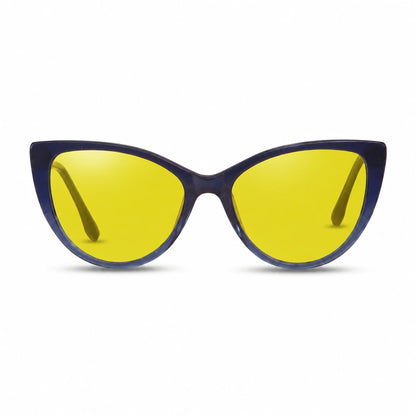 Fiore 1010 cat eye sunglasses, blue bio-acetate frame · ReFramed, photo 7 of 24 | Polarized UV400